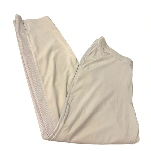 Athleta Womens Pants Beige Brooklyn Mid Rise Ankle Pull On Stretch Sz 12 - Picture 5 of 11